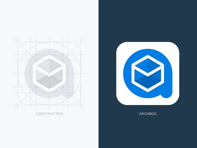 best depict brand archbox logo icon images on