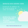 bursa hava durumu