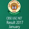 UGC NET Result 2017