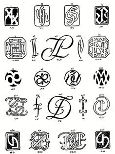 Essentials of Lettering: Chapter 7 #monogram #cipher #lettering