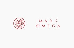 Logo for London-based information gathering consultancy Mars Omega designed by Igloo #mars #omega
