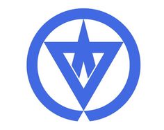 Kanji municipal icon, Japan #logo