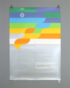 B&U (By Otl Aicher) #olympic #color #theory #poster