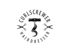 Dribbble - Curlscrewer 2 by Type and Signs #hair #logo #mark #branding