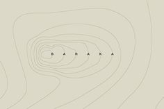 Baraka #ground #lines #baraka #map #contour #guerrero #brand #andrs #logo