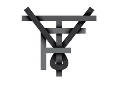Typeverything.com - VTFÂ type foundryÂ monogram. #type #white #black
