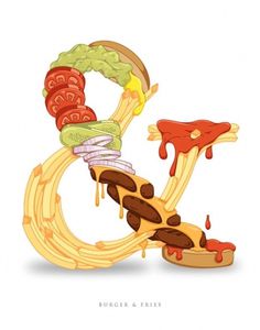 Ampersand Food Groups | CMYBacon #ampersand #food