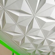 3D Drop Ceiling Tiles - Cool Basement Ceiling Ideas #basement #design #ceiling