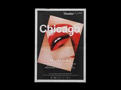 Bureau Collective – Chicago Musical #design #graphic #poster #typography