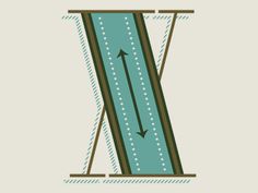 Dropcap X from Jude Landry #type #illustration #typography