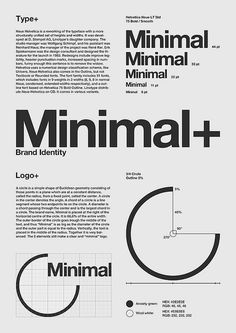 "Minimal" Poster by Julian Kleyn #poster #typography