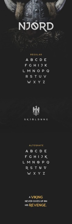 Njord Typeface