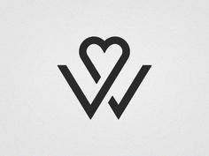 Wedding logo #geometry #monogram #logo #wedding #typography