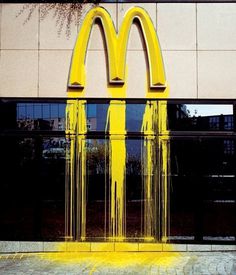 ZEVS, the French street artist whose street art and graffiti "distorts the logos" of corporate brands by Ulrica #graffiti #mcdonalds