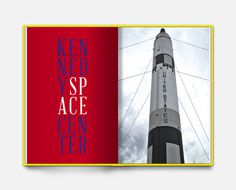 Photo book NYC — Florida on Behance #white #red #center #florida #photo #book #space #travel #rocket #kennedy #blue