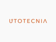 Logotype utotecnia #logotype #techno #brand #identity #minimal #logo #technology