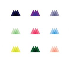 Blank & Co. #theory #color #geometric #shape #triangles #overlay