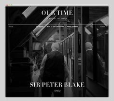 Our Time #website #layout #design #web