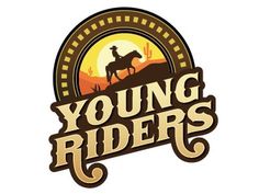 Dribbble - Young Riders by Brandika Sengco #cowgirl #type #treatment #logo
