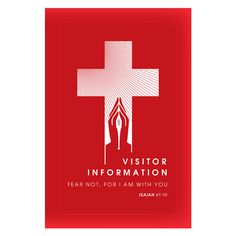 Church Visitors Welcome Folder Template #template #church #jesus