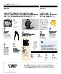 New York Times Magazine « Studio8 Design #grid #layout #design