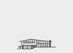 Mid-Century Modern Homes Collection on Behance. Kendalwood Home — 1964. Architect, Albert Builders #albert #house #mid-century #modern #home #simple #illustration #builders