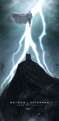 Batman v Superman fan art by a Chinese artist