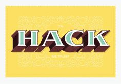 In Hack We Trust | The Graphic Works of Ben Barry #hack #barry #poster #type #ben #typography