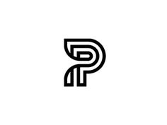 Dribbble - P by Jeff Jarvis #logomark #logo