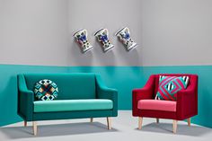 Upholstery inspired by the Crazy Years - The Twenties Collection - www.homeworlddesign.com #furniture #design