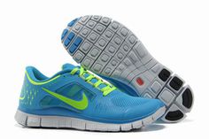 Nike Free Run 3 Photo Blue Volt-Womens #fashion