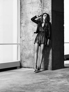 Sasha Pivovarova for Saint Laurent Resort #model #girl #photography #portrait #fashion