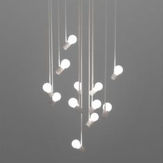 Dezeen » Blog Archive » Bird by Zhili Liu #bulbs #down #upside