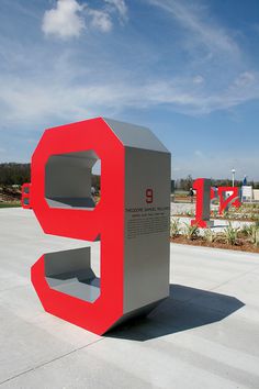 Fenway South on the Behance Network #numeral #graphics #environmental #red