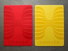 Howler | Lovely Stationery #card #business