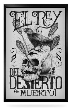 be.net/alexandreruda #alexandreruda #illustration #skull #desierto