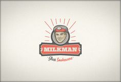 Milkman #logotype #red #smokeware #food #milkman #milk