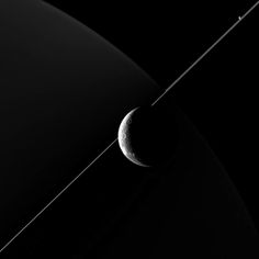 Images taken by the unmanned spacecraft Cassini