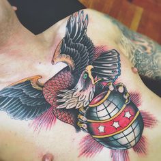 Iconosquare – Instagram webviewer #mikeski #truehand #tattoo #pathaney #eagle #traditional