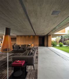 Minimalist P House Made Of Concrete and Wood -#decor, #interior, #homedecor, home decor, interior design