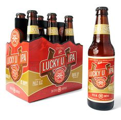 Breckenridge Lucky U IPA #packaging #beer #label #bottle