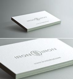 Dribbble - ITI_Cards_Fullsize.jpg by Kevin Richardson #business #card #print #design #graphic #letterpress