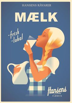 Hansens Posters 2013 #berg #mads #illustration #milk #dutch