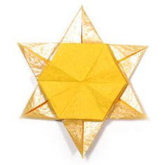 How to make a 2D six-pointed origami star (http://www.origami-make.org/howto-origami-star.php)
