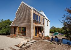 Chicory kiln converted into a family beach home