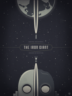 The Iron Giant #missile #giant #garner #robot #iron #space #benjamin #illustration