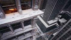 Nice DHL Advertisement... - Touchpuppet #city #taxi #skyscraper #snow