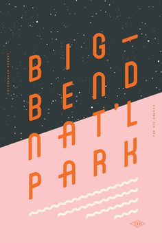 Type Hike: typographic posters that celebrate American national parks