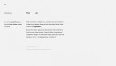 Cool Minimalist Website designs | DESIGNLANDER #white #clean #simple #minimal #minimalist