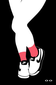 9515 83d3f2d large #arnold #legs #iphone #illustration #nike #women #michael